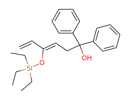(Z)-1,1-diphenyl-4-triethylsilyloxy-3,5-hexadien-1-ol