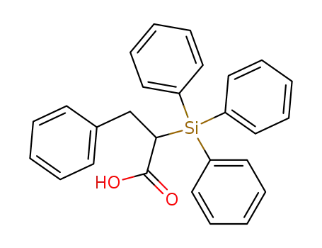 α-Triphenylsilyl-β-phenylpropionsaeure