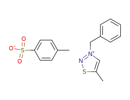 Toluene-4-sulfonate3-benzyl-5-methyl-[1,2,3]thiadiazol-3-ium;