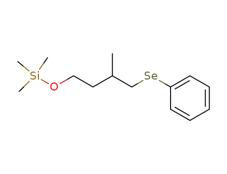 Molecular Structure of 118793-18-3 (Trimethyl-(3-methyl-4-phenylselanyl-butoxy)-silane)