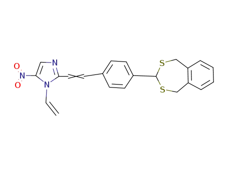 2-[4-(1,5-dihydro-benzo[<i>e</i>][1,3]dithiepin-3-yl)-styryl]-5-nitro-1-vinyl-1<i>H</i>-imidazole