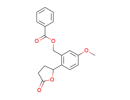 γ-(2-Benzoyloxymethyl-4-methoxy)phenyl-γ-butyrolactone