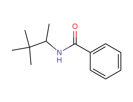 Molecular Structure of 114459-70-0 (N-(3,3-dimethylbutan-2-yl)benzamide)