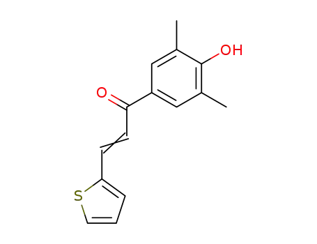 (E)-1-(4-Hydroxy-3,5-dimethyl-phenyl)-3-thiophen-2-yl-propenone