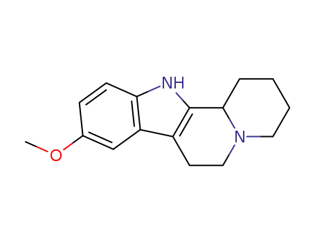 9-methoxy-1,2,3,4,6,7,12,12b-octahydro-indolo[2,3-<i>a</i>]quinolizine