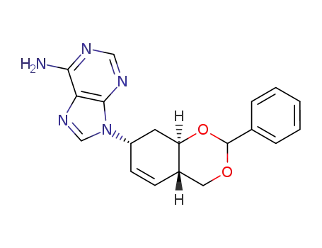 9-(2-phenyl-4a,7,8,8a-tetrahydro-4<i>H</i>-benzo[1,3]dioxin-7-yl)-9<i>H</i>-purin-6-ylamine