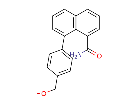 8-<4-(Hydroxymethyl)phenyl>naphthalin-1-carboxamid