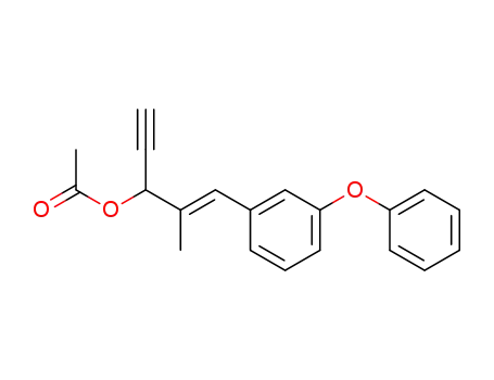 1-Penten-4-yn-3-ol, 2-methyl-1-(3-phenoxyphenyl)-, acetate, (R-(E))-