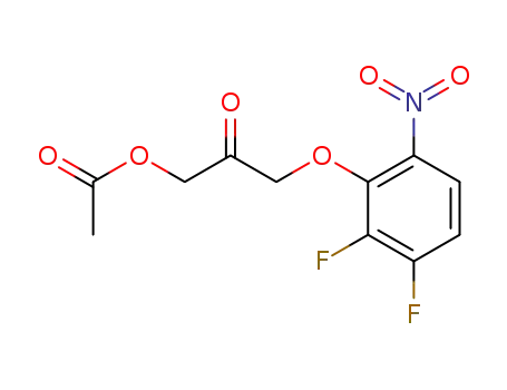 1-(Acetyloxy)-3-(2,3-difluoro-6-nitrophenoxy)-2-propanone