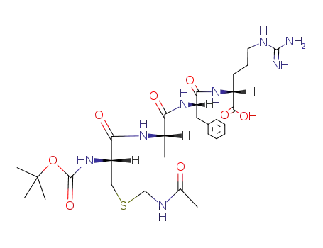 Molecular Structure of 195522-06-6 (Boc-Cys(Acm)-Ala-Phe-D-Arg-OH)