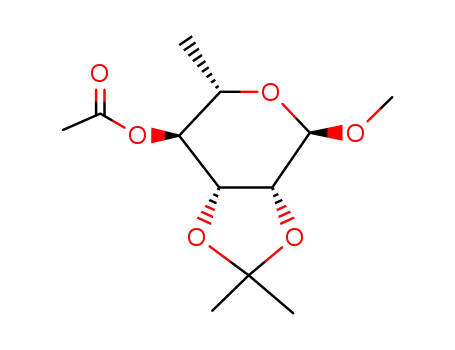 methyl 4-O-acetyl-2,3-di-O-isopropylidene-α-L-rhamnopyranoside