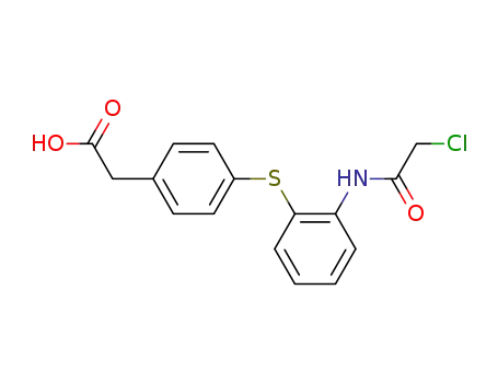 {4-[2-(2-Chloro-acetylamino)-phenylsulfanyl]-phenyl}-acetic acid