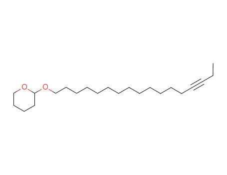 Molecular Structure of 159627-67-5 (1-tetrahydropyranyloxy-14-heptadecyne)
