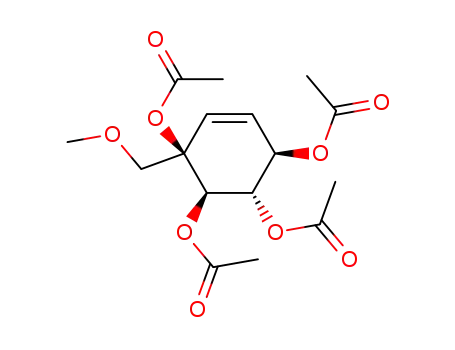 DL-tetra-O-acetyl-(1,2,4/3)-1-C-methoxymethyl-5-cyclohexene-1,2,3,4-tetrol