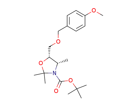 (4S,5S)-N-tert-butoxycarbonyl-5-(4-methoxybenzyloxymethyl)-2,2,4-trimethyloxazolidine