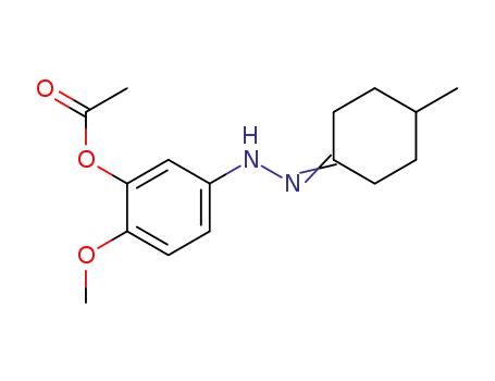 4-methylcyclohexanone-(3'-acetoxy-4'-methoxy)phenylhydrazone