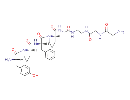 H-Tyr-Pro-Phe-Pro-Gly-EtDA<*>Gly<*>Gly-H
