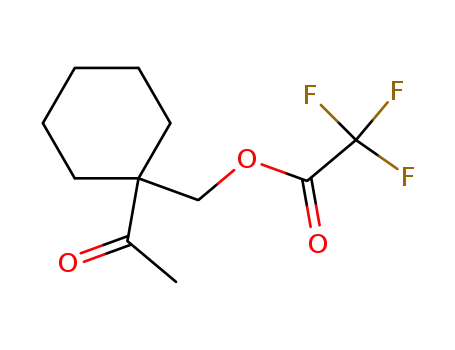 Trifluoro-acetic acid 1-acetyl-cyclohexylmethyl ester