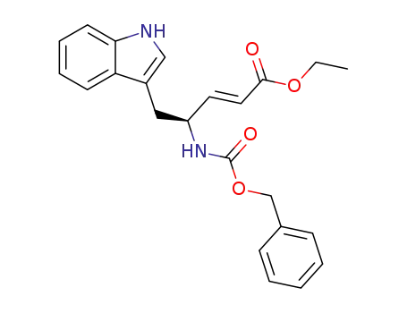 (E)-(S)-4-Benzyloxycarbonylamino-5-(1H-indol-3-yl)-pent-2-enoic acid ethyl ester