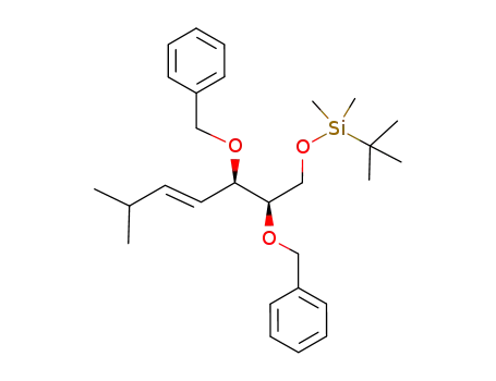 (2R,3R)-2,3-Bis(benzyloxy)-1-<(tert-butyldimethylsilyl)oxy>-6-methyl-4-heptene