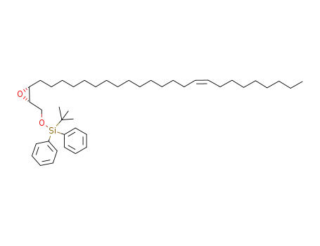 Molecular Structure of 159627-81-3 ((2S,3R,18Z)-1-tert-butyldiphenylsilyloxy-2,3-epoxy-18-heptacosene)