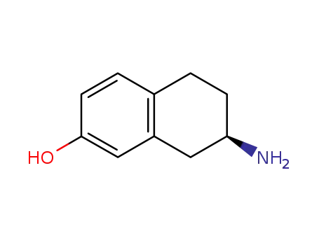 Molecular Structure of 85951-61-7 ((R)-2-Amino-7-hydroxytetraline)