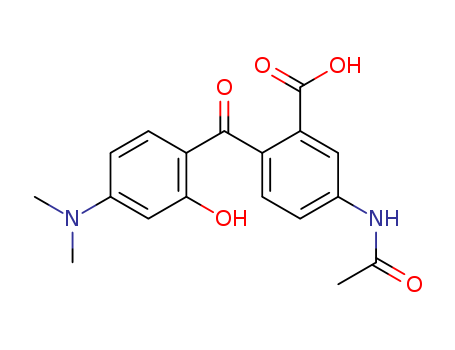Benzoic acid,5-(acetylamino)-2-[4-(dimethylamino)-2-hydroxybenzoyl]-