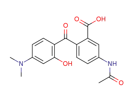 4'-Acetamido-2'-carboxy-4-dimethylamino-2-hydroxybenzophenone