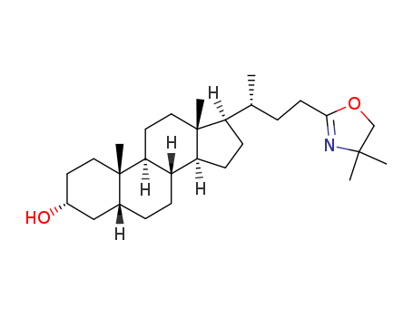 (3R,5R,8R,9S,10S,13R,14S,17R)-17-[(2R)-4-(4,4-dimethyl-5H-1,3-oxazol-2-yl)butan-2-yl]-10,13-dimethyl-2,3,4,5,6,7,8,9,11,12,14,15,16,17-tetradecahydro-1H-cyclopenta[a]phenanthren-3-ol