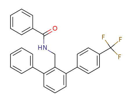 Molecular Structure of 172975-77-8 (N-(4-Trifluoromethyl-[1,1';3',1'']terphenyl-2'-ylmethyl)-benzamide)