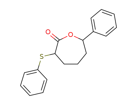 2-Oxepanone, 7-phenyl-3-(phenylthio)-