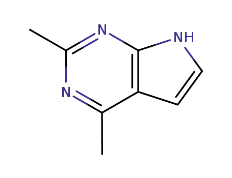 1H-Pyrrolo[2,3-d]pyrimidine, 2,4-dimethyl- (9CI)