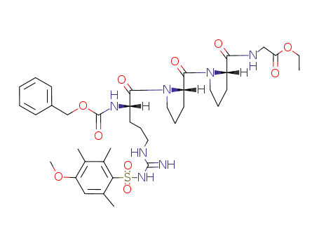 Z-Arg(Mtr)-Pro-Pro-Gly-OEt