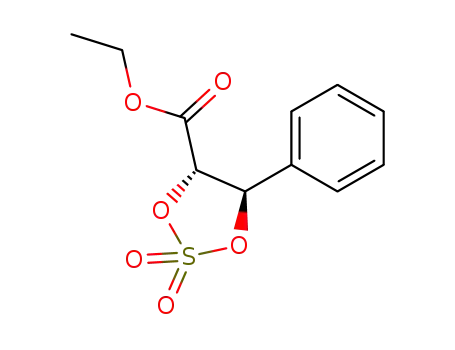 (4S,5R)-2,2-Dioxo-5-phenyl-2λ<sup>6</sup>-[1,3,2]dioxathiolane-4-carboxylic acid ethyl ester