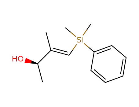 (E)-(R)-4-(Dimethyl-phenyl-silanyl)-3-methyl-but-3-en-2-ol