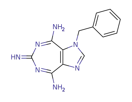 4,8-diamino-1-benzyl-6H-6-iminoimidazo<4,5-e><1,3>diazepine