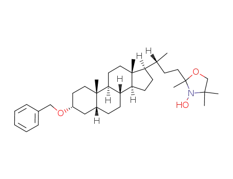 2'-(3α-Benzyloxy-24-norcholan-23-yl)-2',4',4'-trimethyl-4',5'-dihydrooxazoline-N-hydroxide