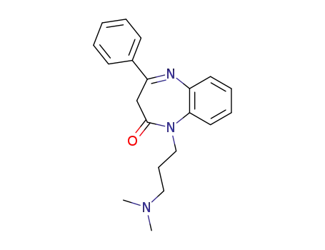 Molecular Structure of 126568-02-3 (1-[3-(dimethylamino)propyl]-4-phenyl-1,3-dihydro-2H-1,5-benzodiazepin-2-one)