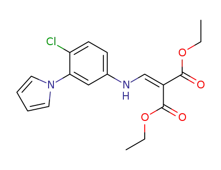 Propanedioic acid,
[[[4-chloro-3-(1H-pyrrol-1-yl)phenyl]amino]methylene]-, diethyl ester