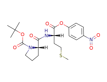 N-tert-butyloxycarbonyl-L-prolyl-L-methionine p-nitrophenyl ester