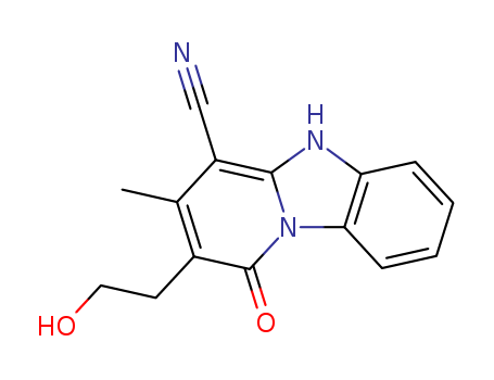 2-(2-Hydroxyethyl)-3-methyl-1-oxo-1,5-dihydropyrido[1,2-a]benzimidazole-4-carbonitrile, 97%