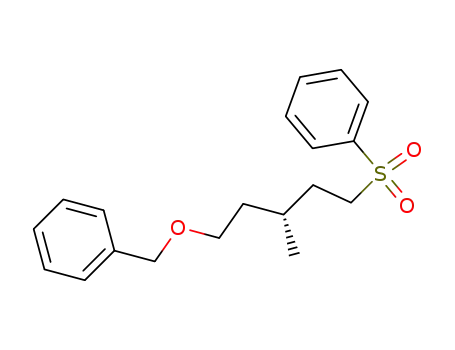 (R)-5-(benzyloxy)-3-methyl-1-(phenylsulfonyl)pentane