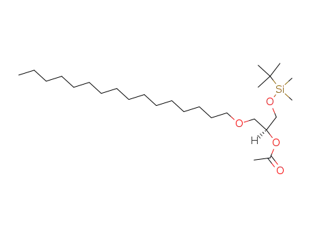 1-O-tert-butyldimethylsilyl-2-acetyl-3-O-hexadecyl-sn-glycerol