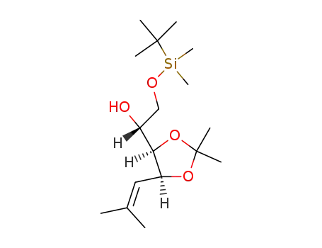 (2R,3S,4S)-1-O-<(1,1-Dimethylethyl)dimethylsilyl>-2-hydroxy-6-methyl-3,4-O-(1-methylethylidene)hept-5-ene