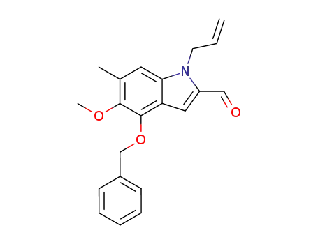 1-Allyl-4-benzyloxy-5-methoxy-6-methyl-1H-indole-2-carbaldehyde