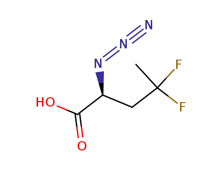 (S)-2-azido-4,4-difluoropentanoic acid