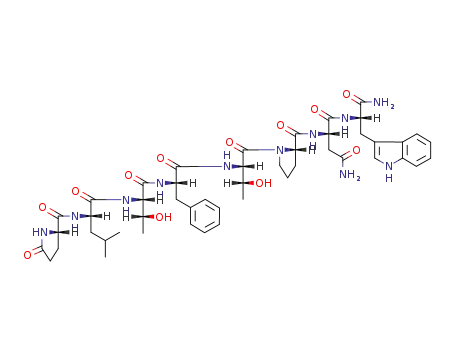 Molecular Structure of 93240-39-2 (glutamyl-leucyl-threonyl-phenylalanyl-threonyl-prolyl-asparaginyl-tryptophanamide)