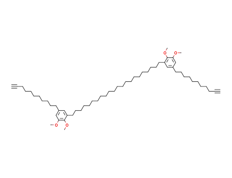 1,22-Bis<2,3-dimethoxy-5-(10-undecinyl)phenyl>docosan