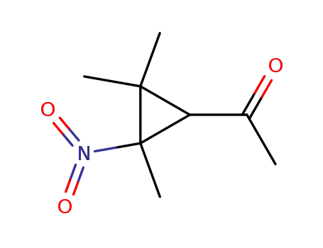 Molecular Structure of 83461-02-3 (Ethanone, 1-(2,2,3-trimethyl-3-nitrocyclopropyl)- (9CI))