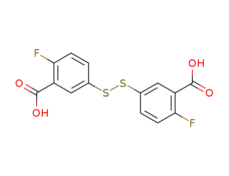 di(3-carboxylato-4-fluorophenyl) disulphide